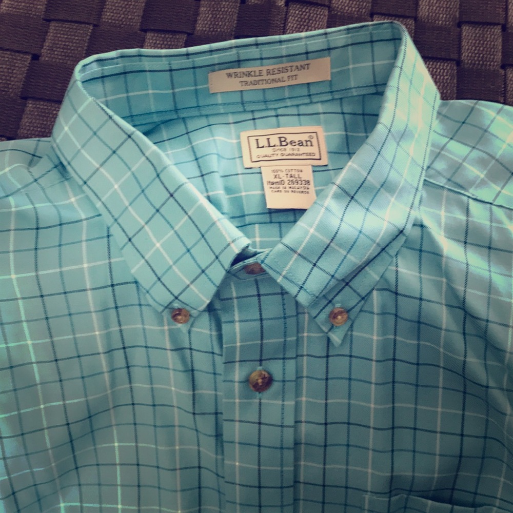 Men’s long sleeve l.l bean woven